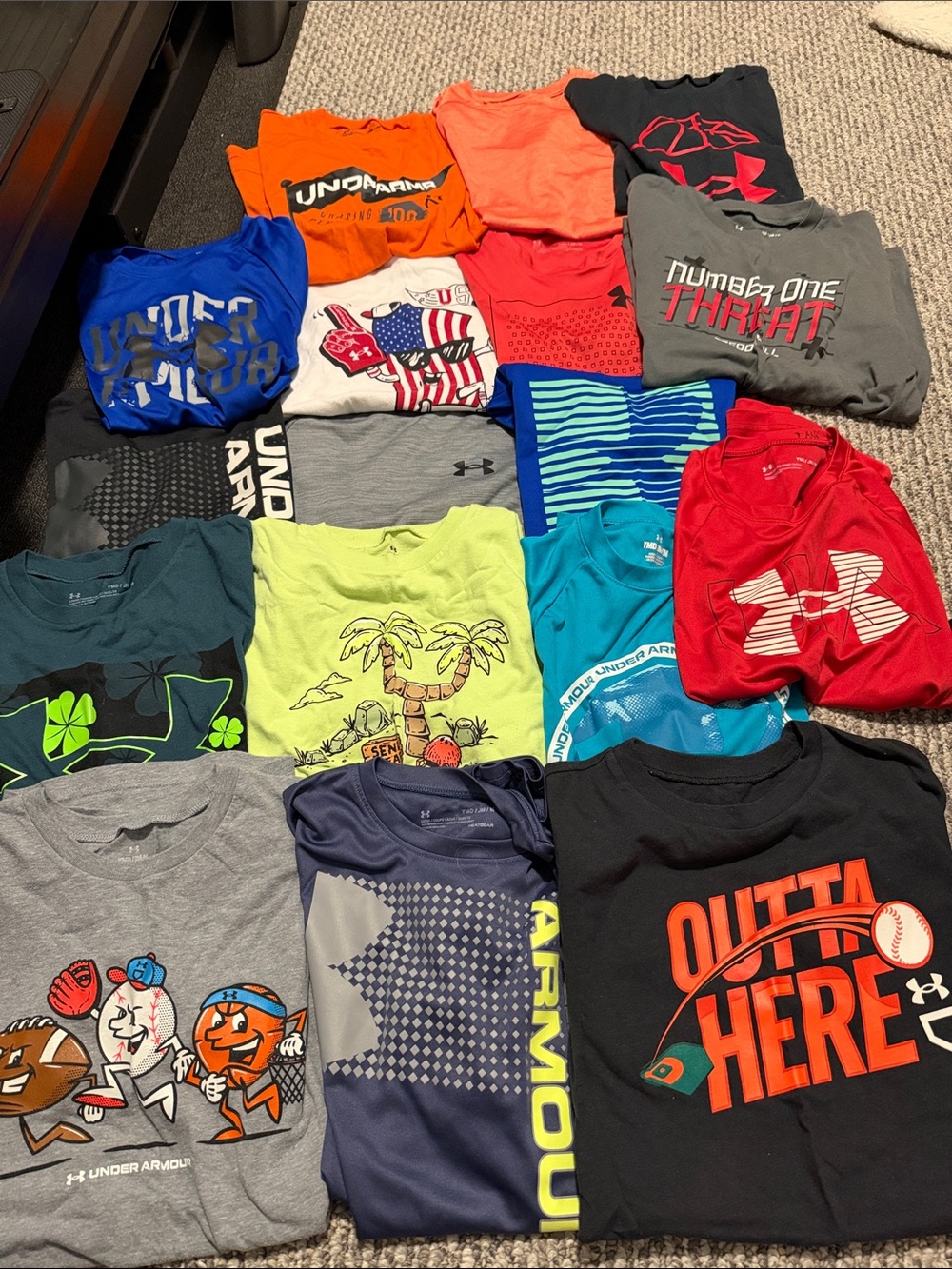 Under Armour Boys' Assorted Graphic T-Shirts - Multi Color